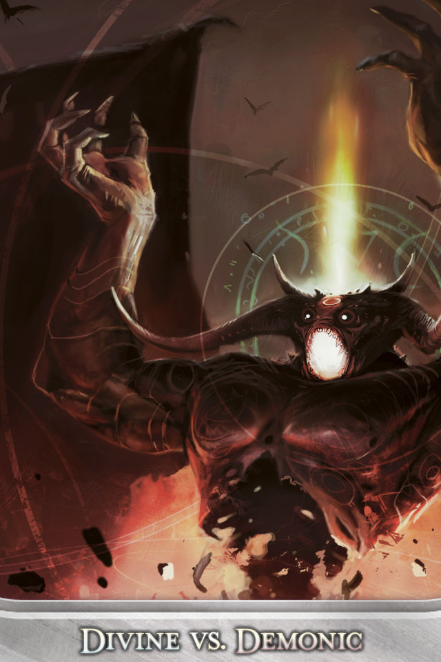 Демон с крыльями