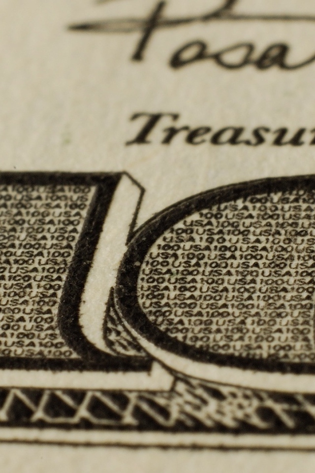 Банкнота доллар крупным планом