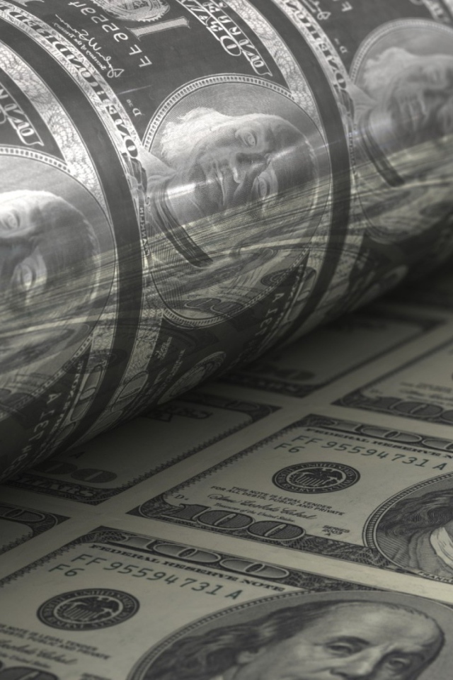 Печатное клише для долларов