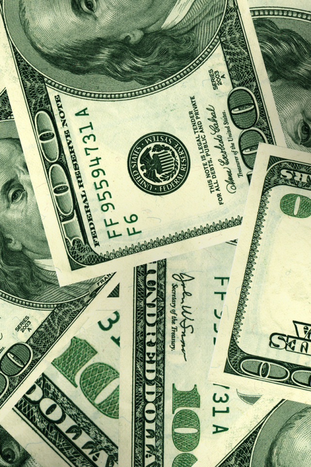 Обои с долларом