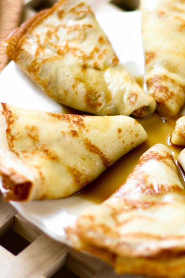 Блины с медом