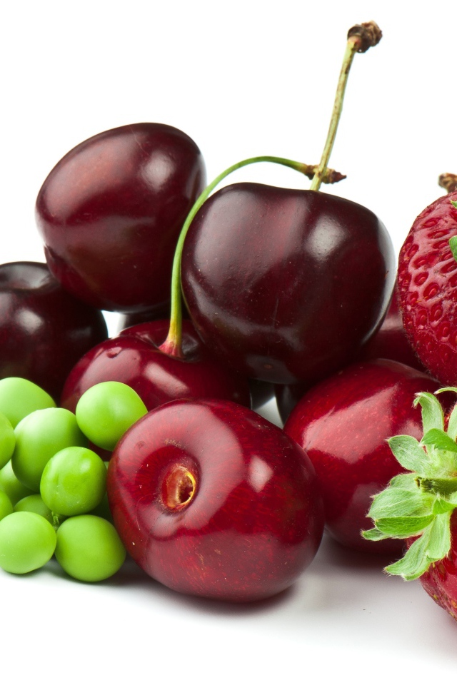 Ягоды и горох