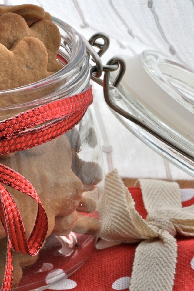 Банка домашнего печенья