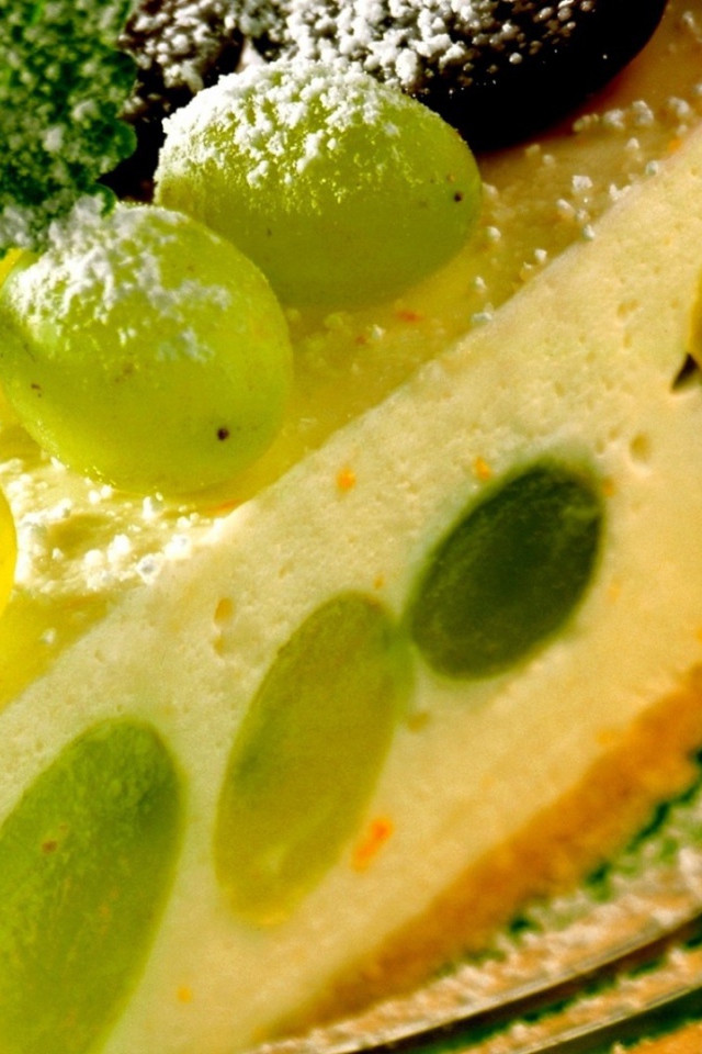 Торт с виноградом