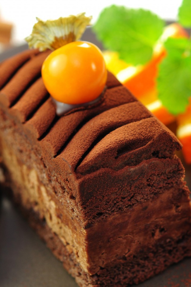 Торт с ванилью