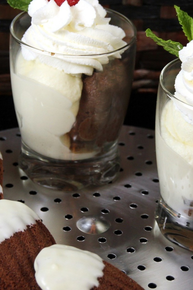 Шоколадное мороженное