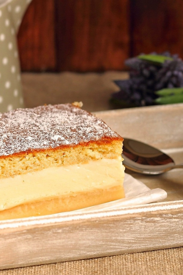 Персиковый бисквит