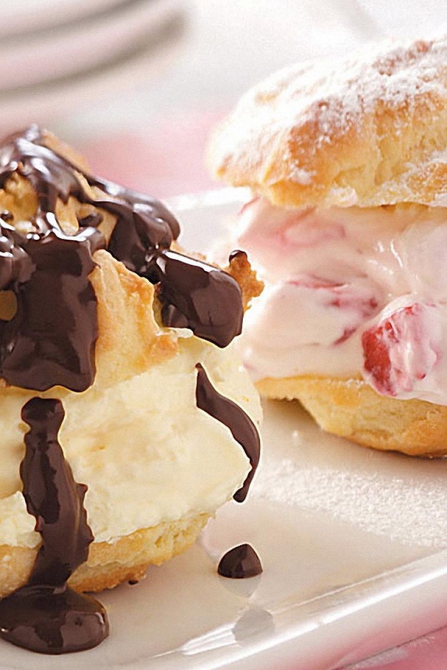 Булочки с кремом