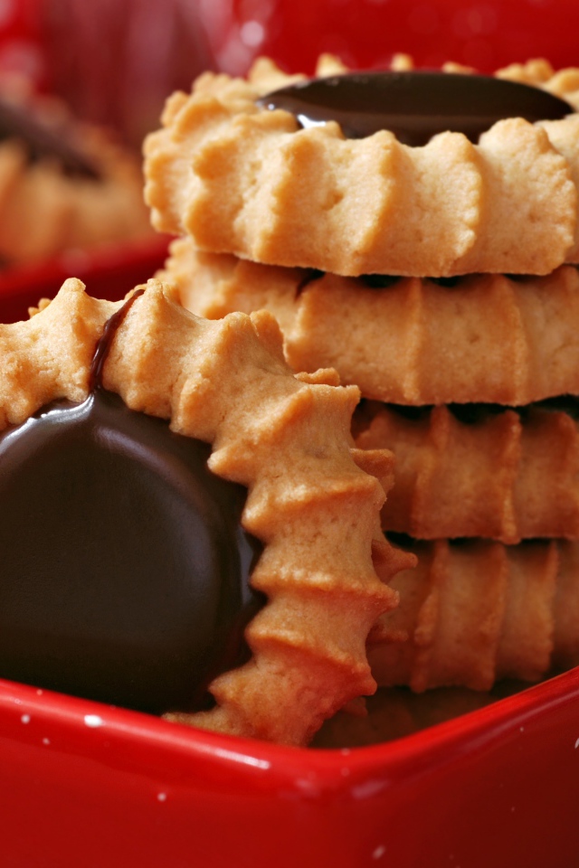 Печенье с шоколадом