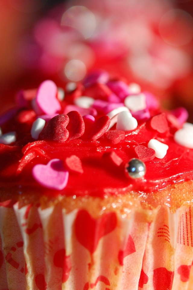 Десерт с сердечками