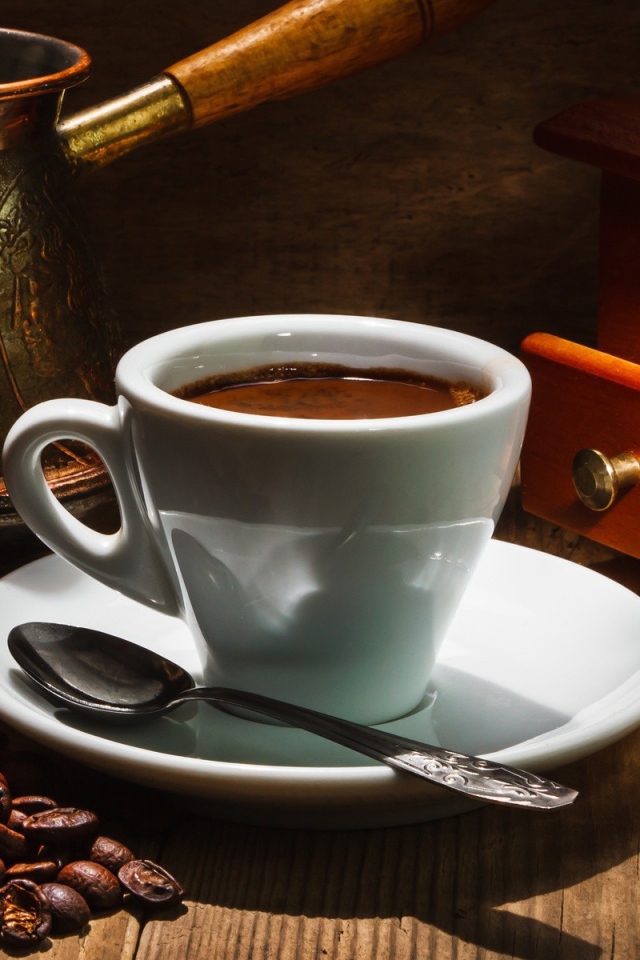 Все что нужно для приготовления кофе