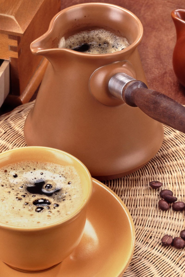 Керамический кофейный сервиз