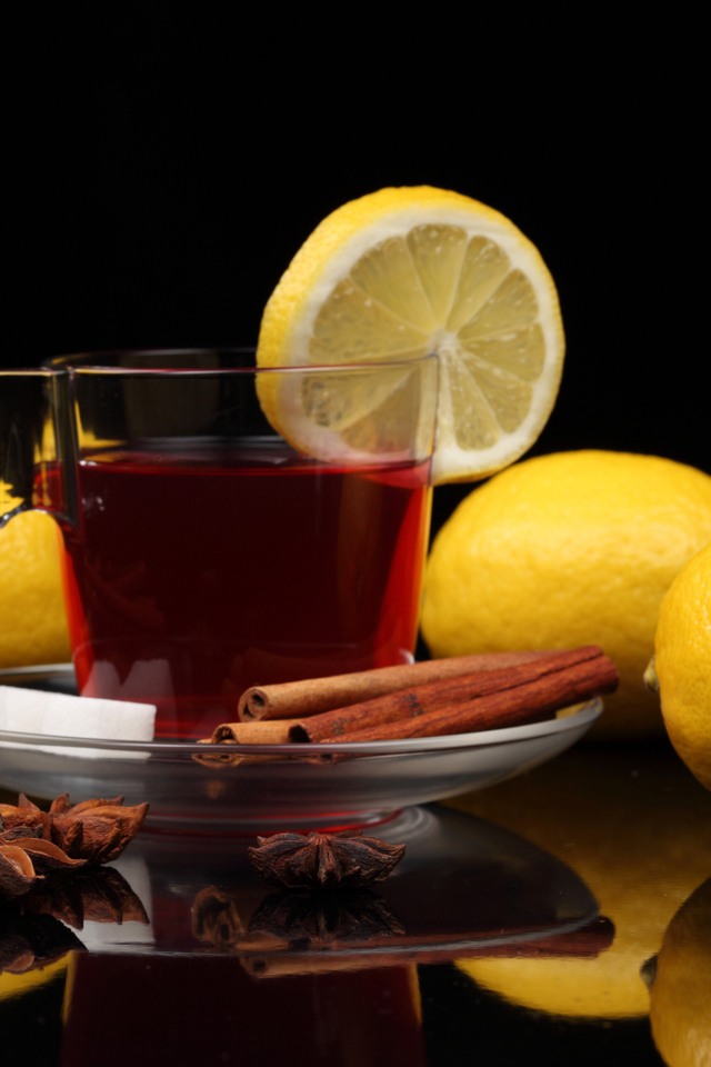 Чай с лимоном