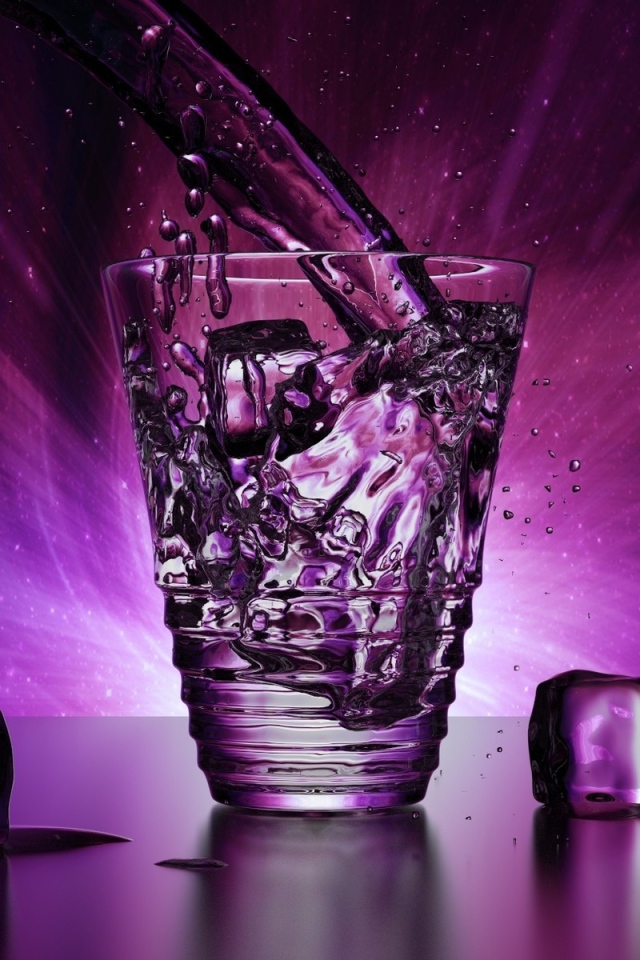 Вода со льдом