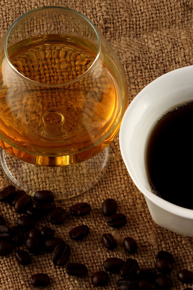 Кофе с коньяком