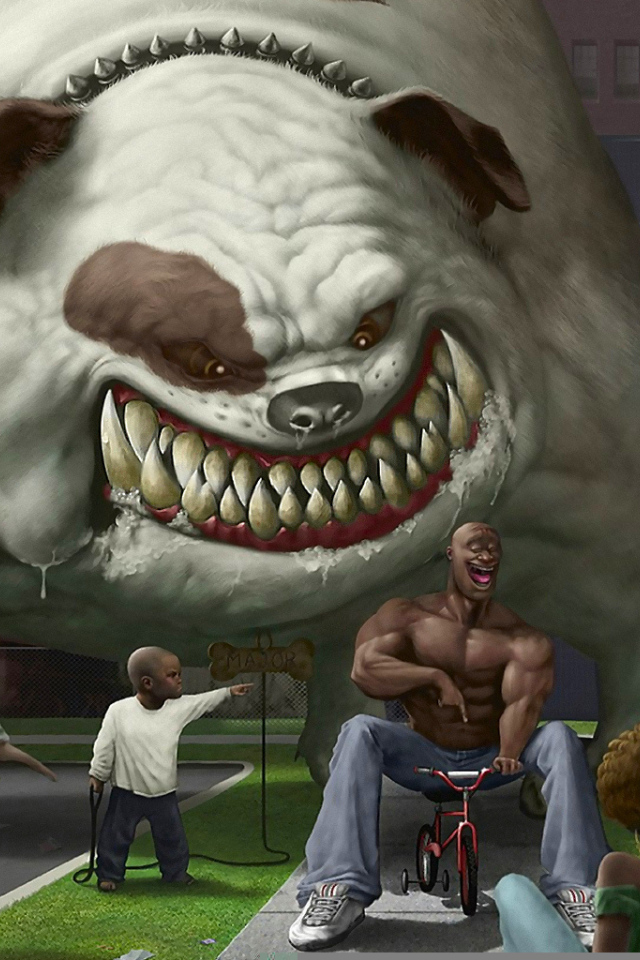 Шутка с собакой