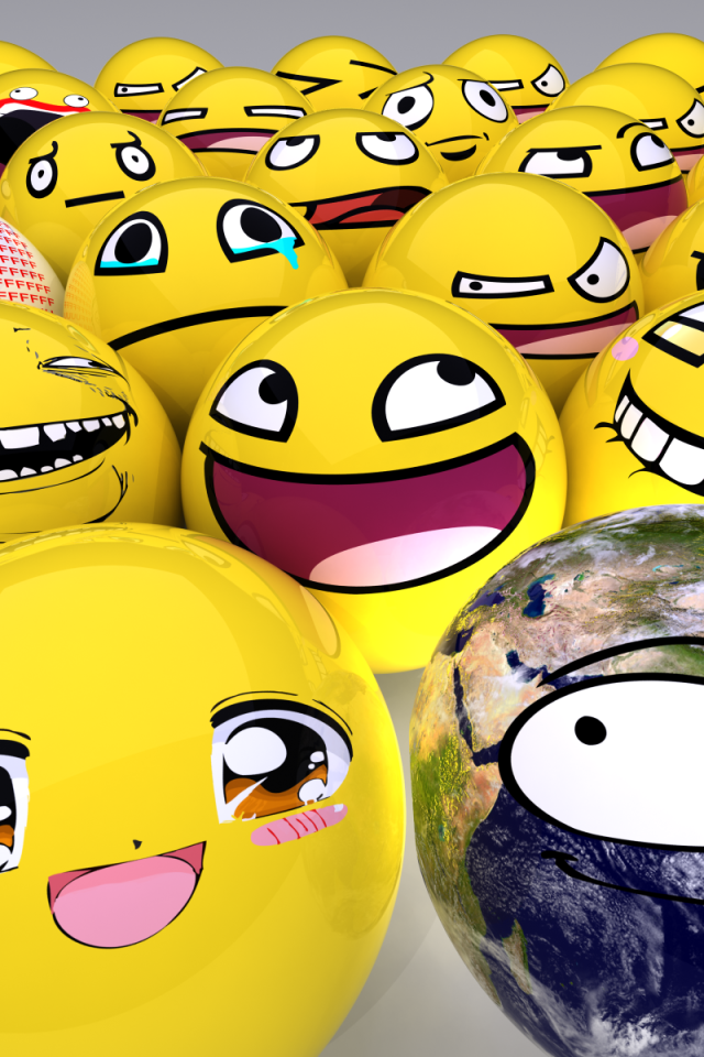 Шарики смайлики