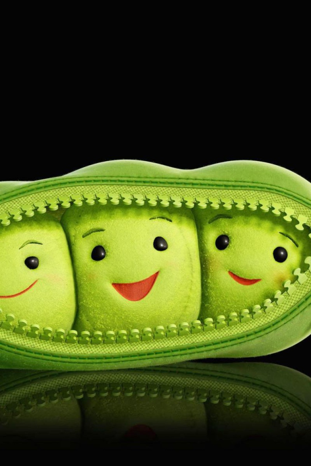 Горошины в стручке