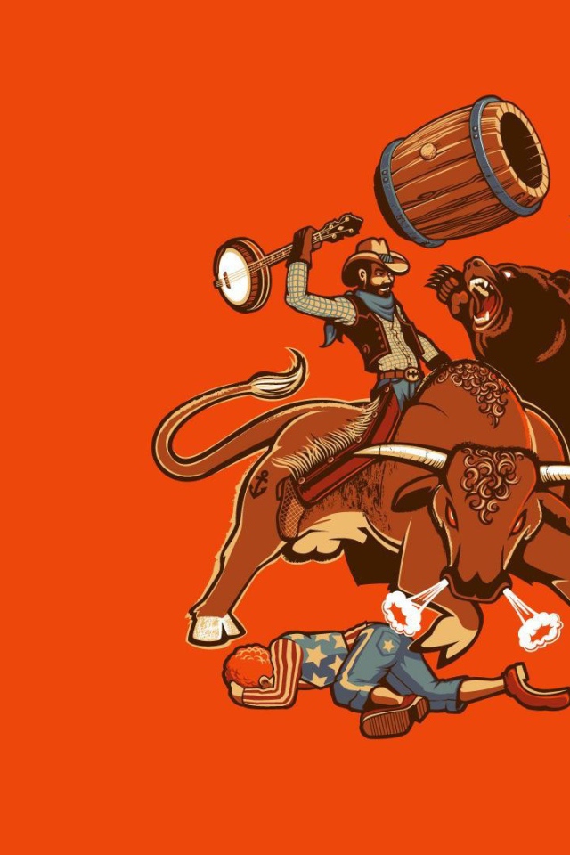 Родео с медведем