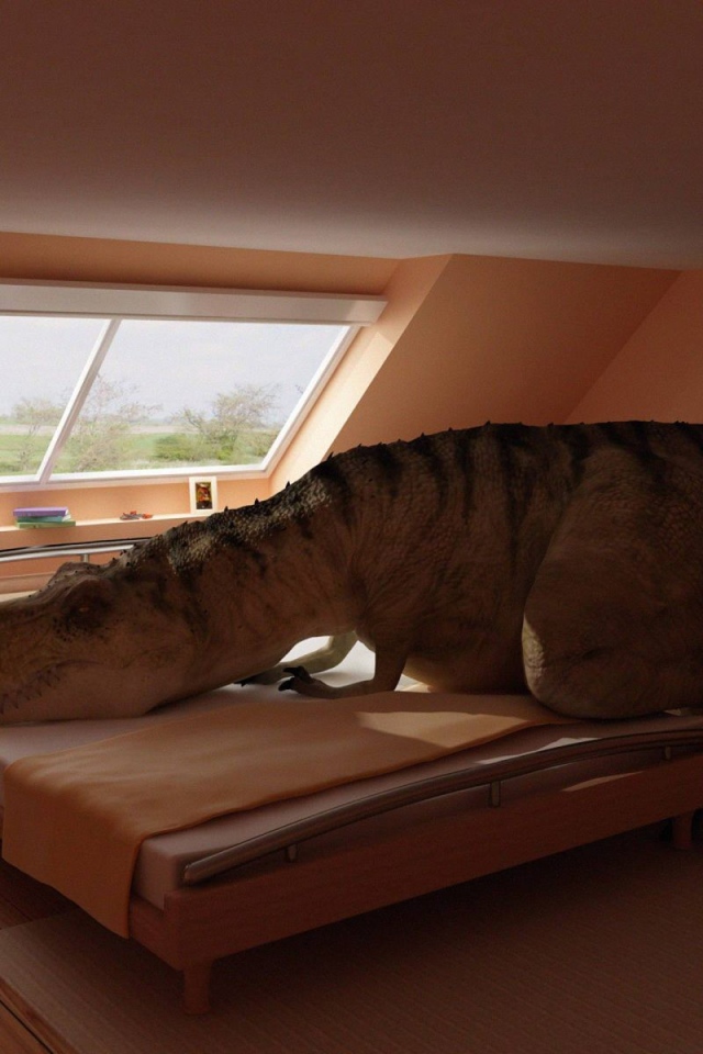 Тиранозавр в спальне