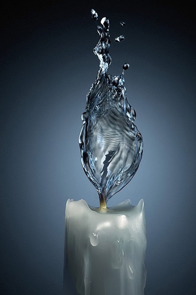 Водяное пламя свечи