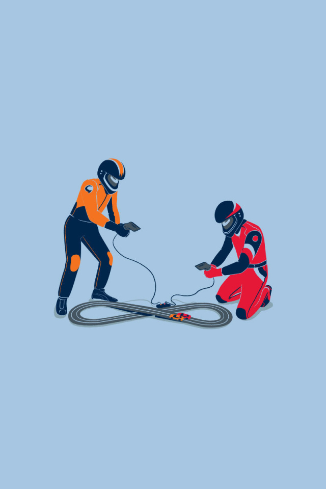 Гонщики с пультами