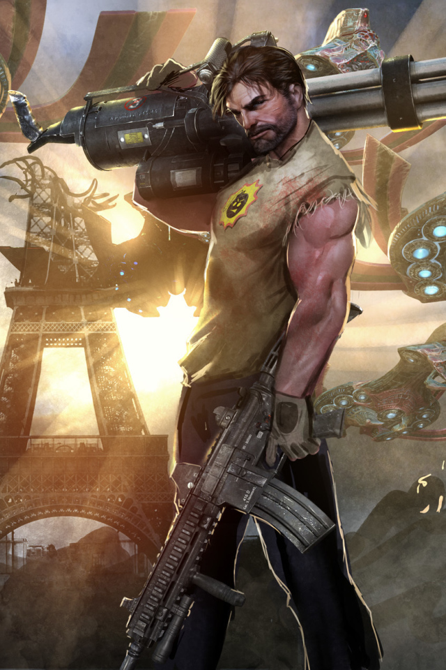 Аватар с оружием