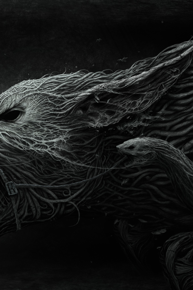 Фантастический зверь из игры Ведьмак