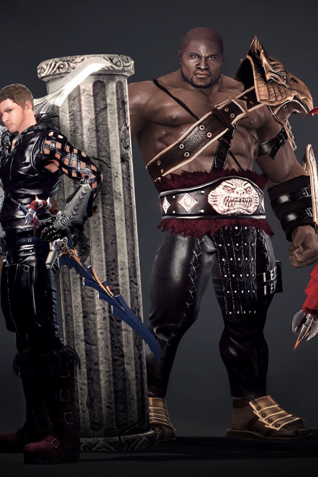 Герои видео игры с оружием