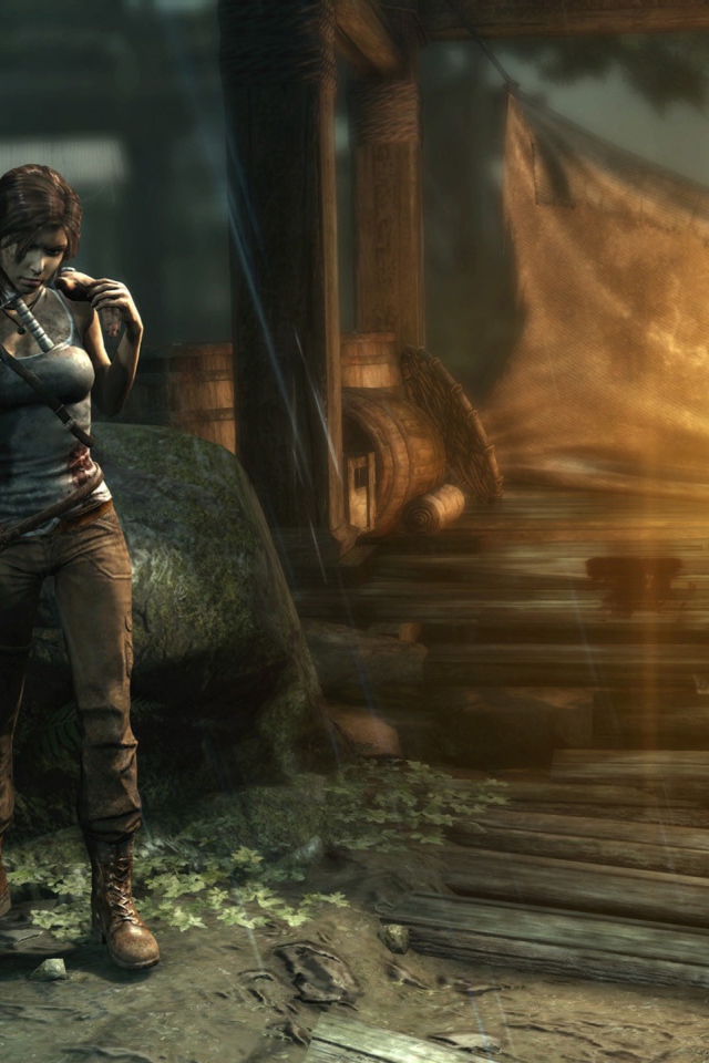 Лара Крофт в видео игре