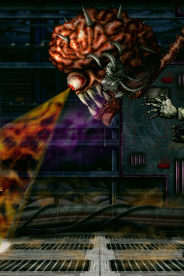 Монстр с острыми зубами