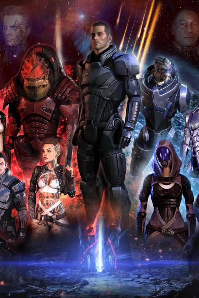Участники игры Mass Effect