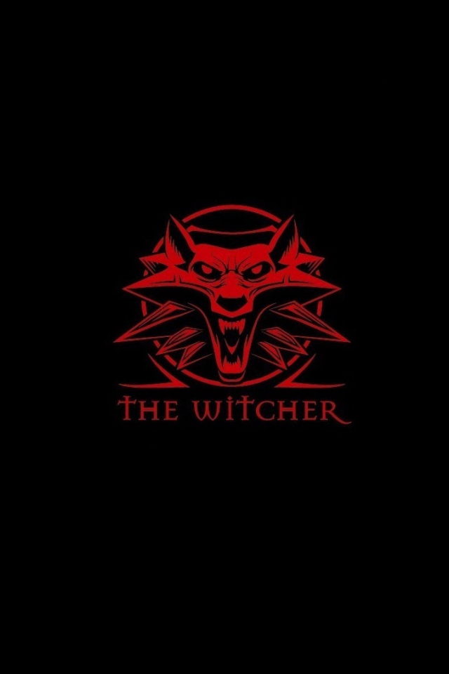 Красный логотип игры Ведьмак