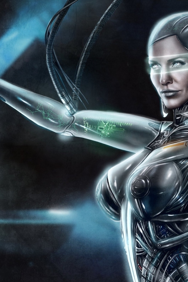 Робот с проводами