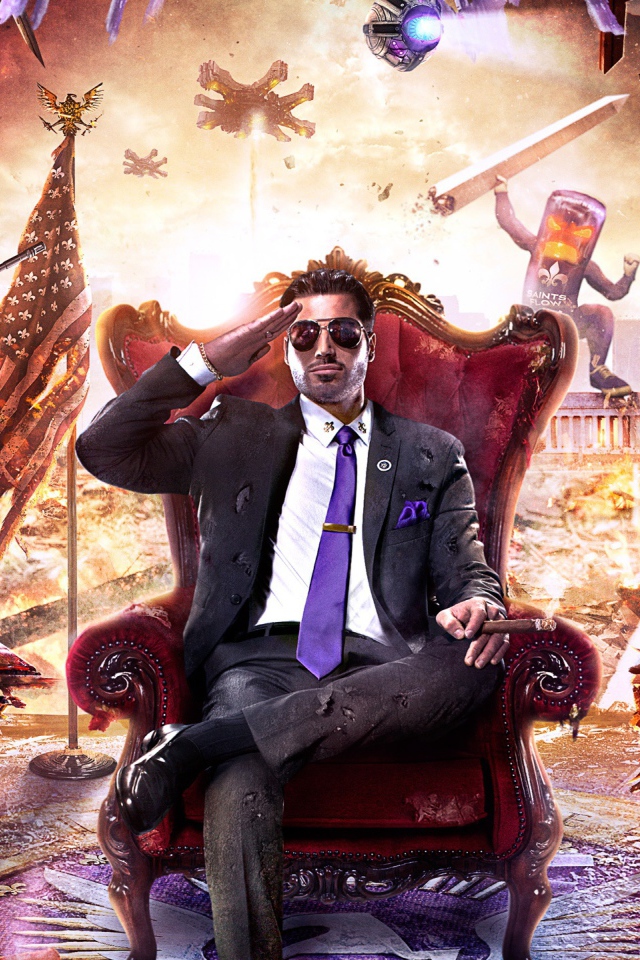 Игра Saints row iv artwork