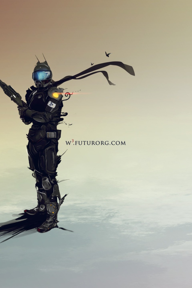 Солдат из видео игры