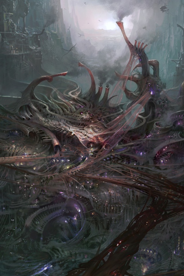 Фантастический город из видео игры