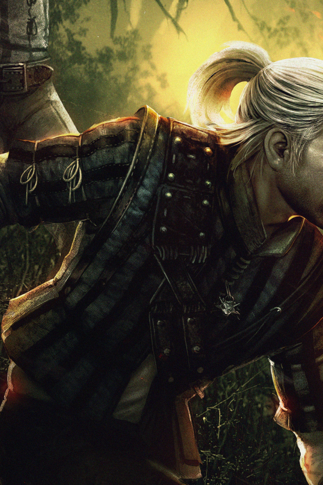 Герой из игры Ведьмак