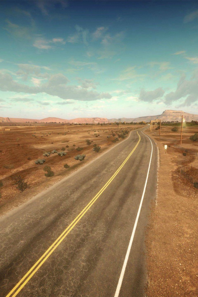 Пейзаж из видео игры