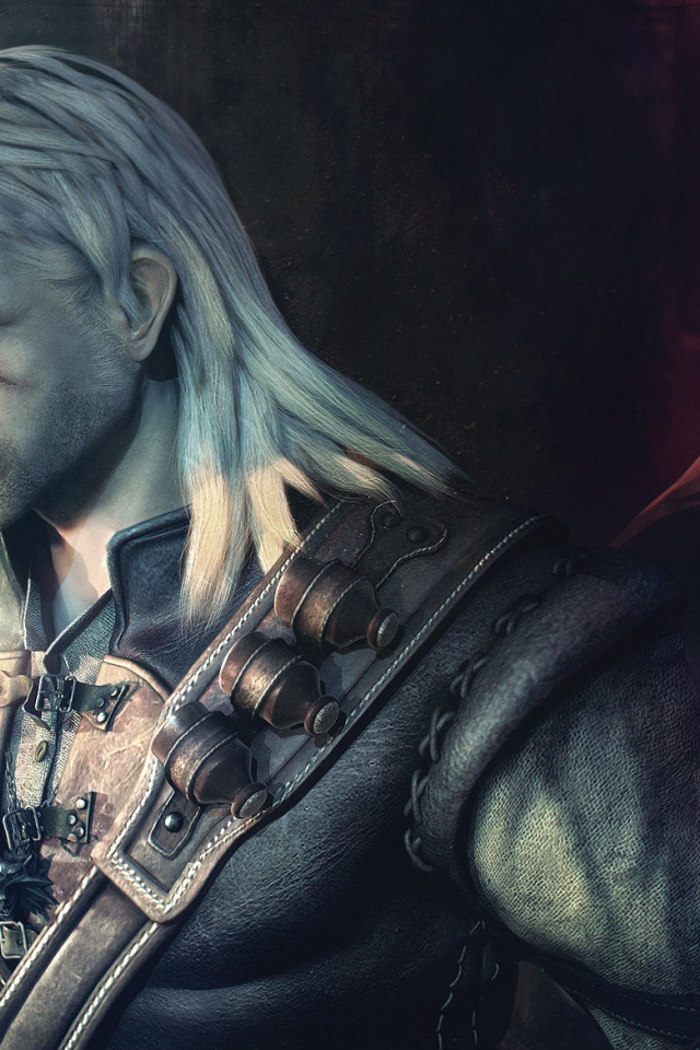 Два героя игры Ведьмак