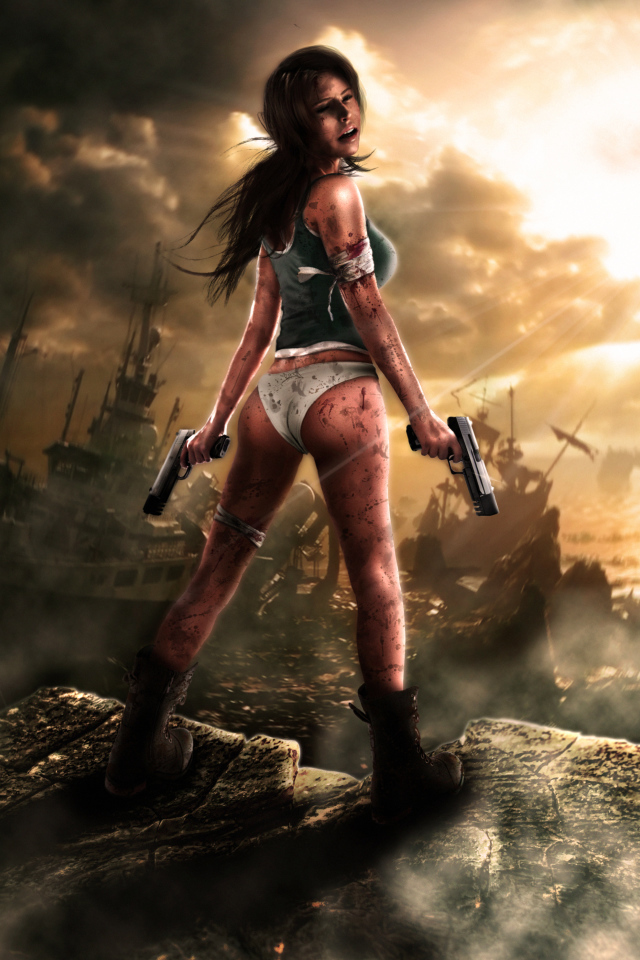 Лара крофт в игре
