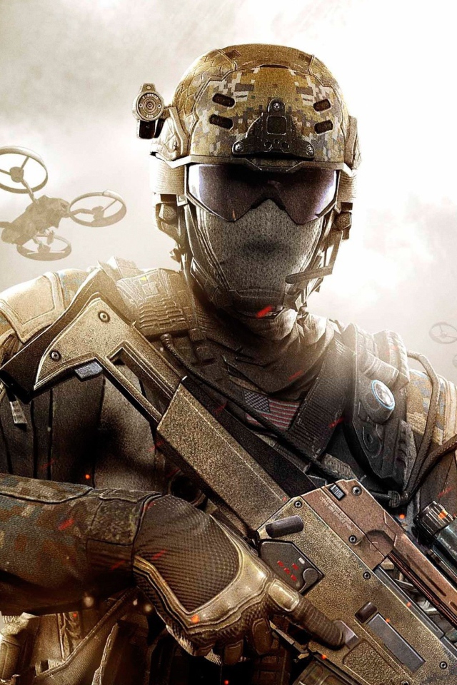 Солдат из видео игры