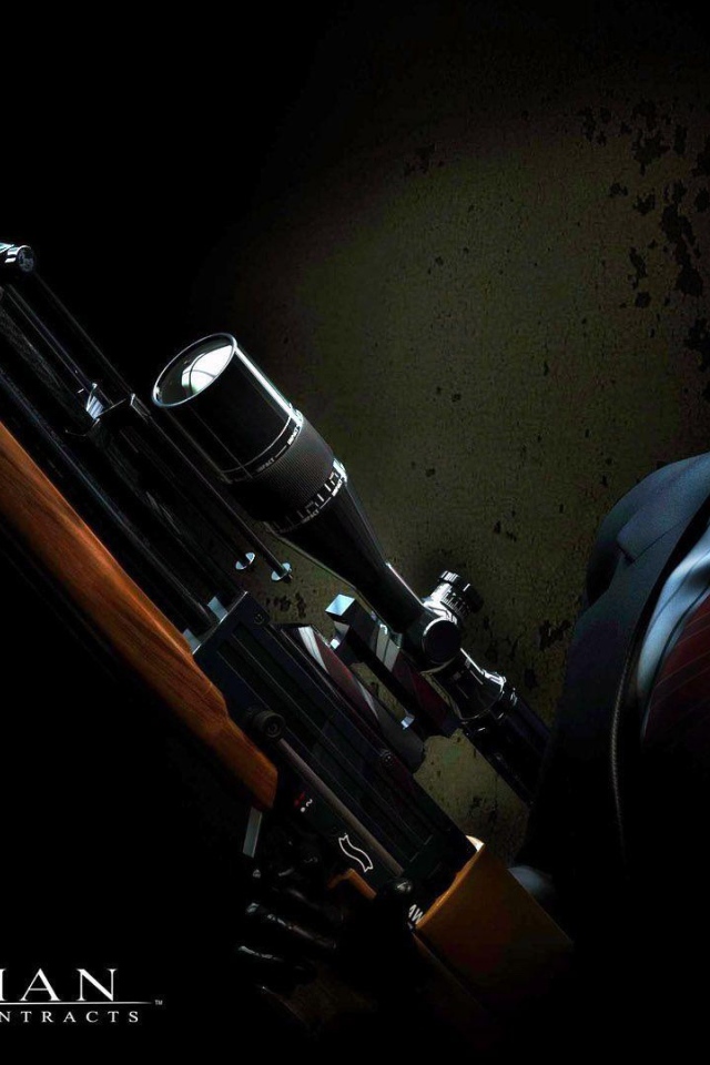 Хитмэн со снайперской винтовкой