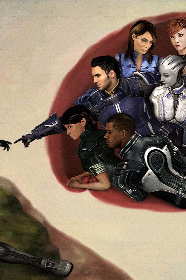 Команда из игры масс эффект