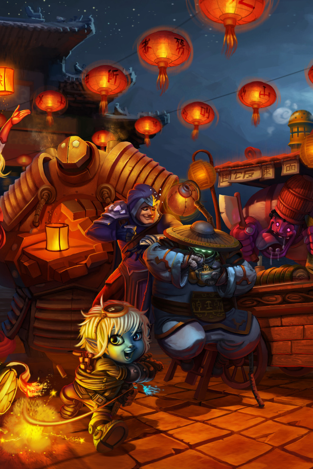 Акали , Жанна и Тристан в игре