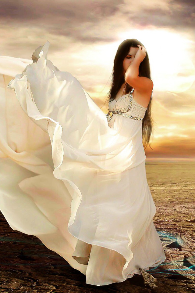 Фантастическое платье у девушки