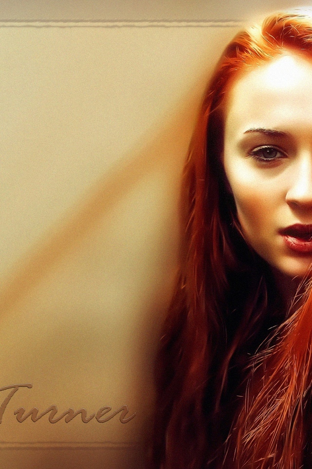 Красивая модель Софи Тернер