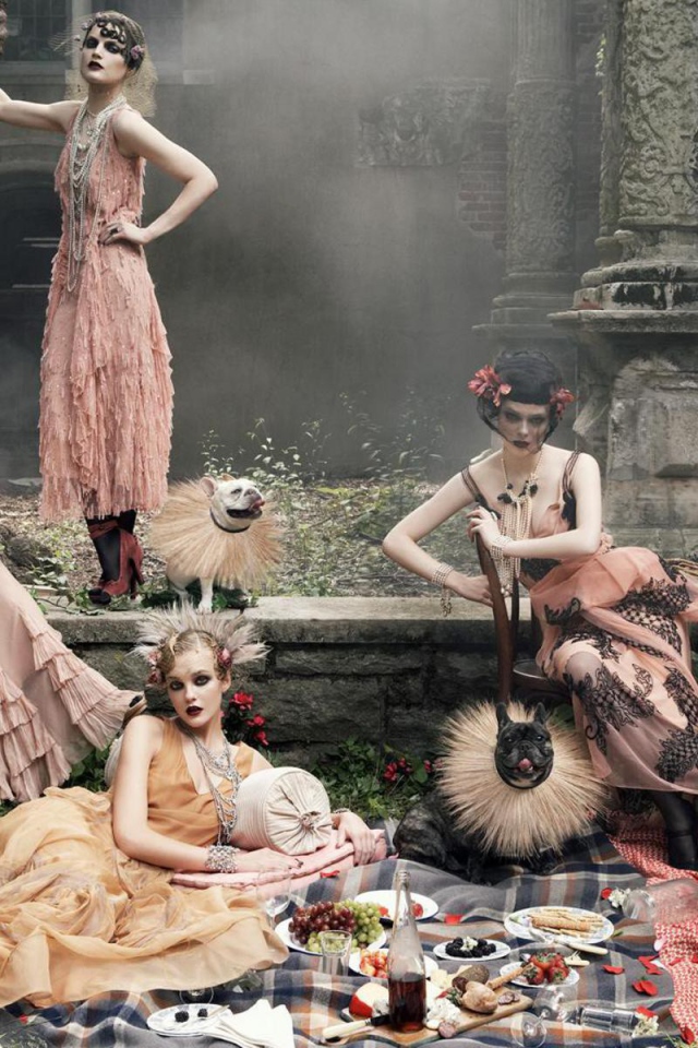 Девушки на пикнике