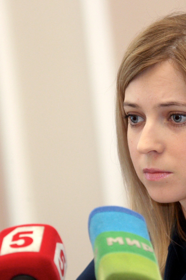 Наталья Поклонская дает интервью