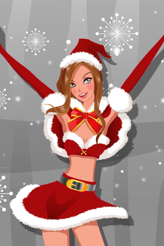 Девочка в Новогоднем костюме